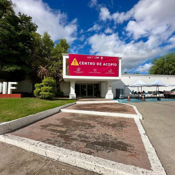 Gobierno de Sonora mantiene oficinas del DIF como centro de acopio en apoyo a familias afectadas por las lluvias en el país